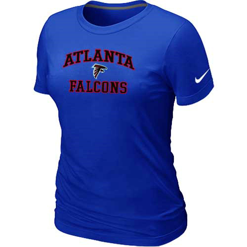 Nike Atlanta Falcons Women's Heart & Soul NFL T-Shirt - Blue